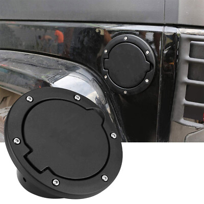 #ad For Jeep Wrangler JK 2007 17 Fuel Filler Door Cover Gas Cap Exterior Accessories