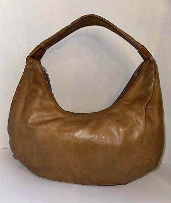 #ad Hobo International The Original Shoulder Bag Brown Leather Slouchy Purse