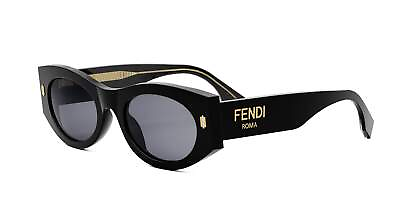 #ad FENDI FE40125I 5201V OVAL SHINY BLACK