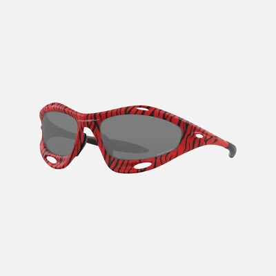 #ad Oakley MUZM Red Tiger Racing Jacket Sunglasses Prizm Black 006 375 Free Shipping