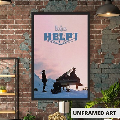 #ad Help Movie Poster The Beatles music poster 11x17quot; Wall Art Gift