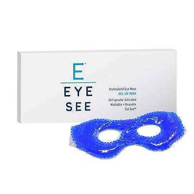 #ad Eye See Cooling Gel Eye Mask Cold Compress Ice Pack w Gel Beads