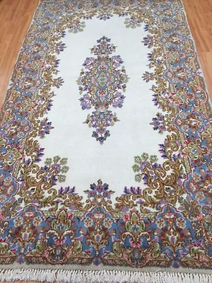 #ad 4#x27; x 7#x27; New Floral Indian Oriental Rug Hand Made 100% Wool