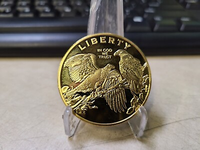 #ad Liberty in god we Trust The United States Of America Challenge Coin