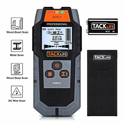 #ad TACKLIFE Stud Finder Wall Scanner 4 in 1 Center Finding Electronic Wall Detecto
