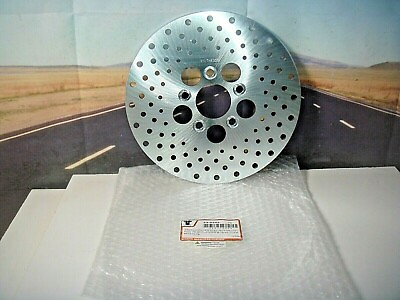 #ad Harley Brake Rotor FLH Shovel FX XL 10quot; Front Or Rear Drilled V Twin 23 0304 Z9