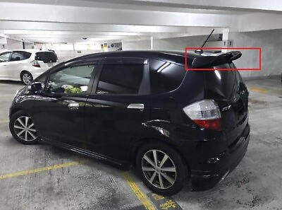 #ad For 2009 2014 Honda Fit Jazz GE MG Style A1 Spoiler Painted NH731P Black