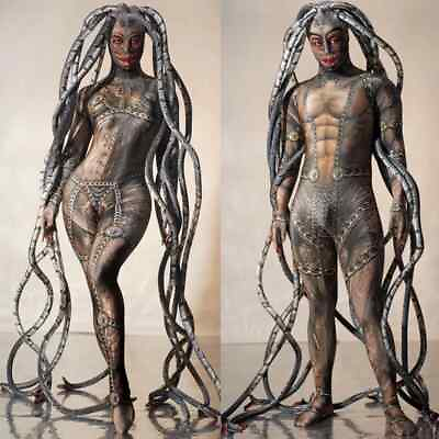 #ad Medusa Costume Halloween Costume Transparent Snake Costume One piece Costume