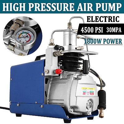 #ad YONG HENG 110V 30MPa Air Compressor Electric PCP Pump 4500PSI High Pressure