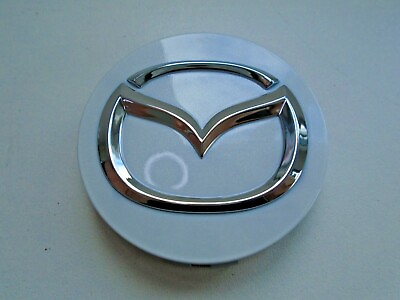 #ad Genuine Mazda MX 5 2002 Wheel Centre Caps White x 4 NC7637190