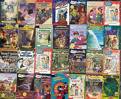 #ad 100 Children’s Chapter Books Lot Instant Library Homeschool Class Library Lot