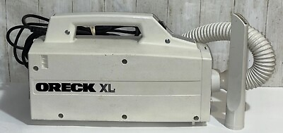 #ad ORECK XL BB870 AW Type 1 Compact Hand Held Canister Vacuum w Hose White