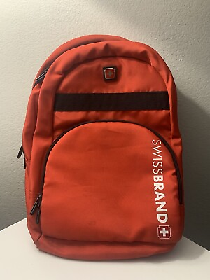 #ad Swiss Brand Red Backpack