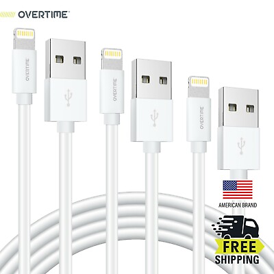#ad Overtime Phone Charger Cable Pack 1ft 6ft 10ft MFi Certified Lightning Cables