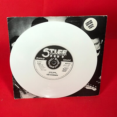 #ad THE DAMNED New Rose 1986 UK 7quot; WHITE vinyl single Help Stiff Records 45
