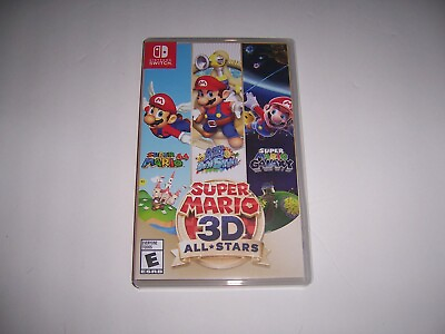 #ad AUTHENTIC Replacement Case Box Nintendo Switch Super Mario 3D All Stars