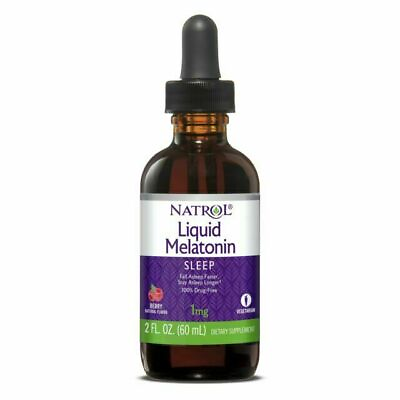 #ad Natrol Liquid Melatonin Berry 1 mg 2 fl oz Liq