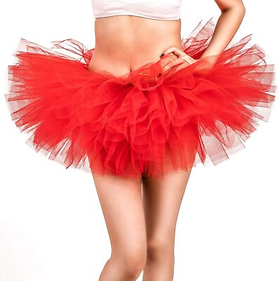 #ad Adult Tutu Skirt Tulle Tutus for Women Teens Ballet Skirts Classic 5 Layers