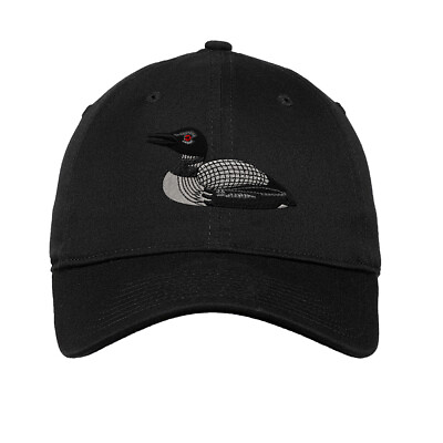 Soft Women Baseball Cap Loon Embroidery Animals Dad Hats for Men Buckle Closure $23.99