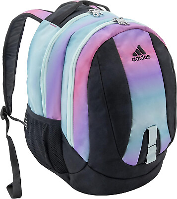 #ad adidas Girl#x27;s Gradient Rose Tone Pink Black Mint Journal Backpack 5155479