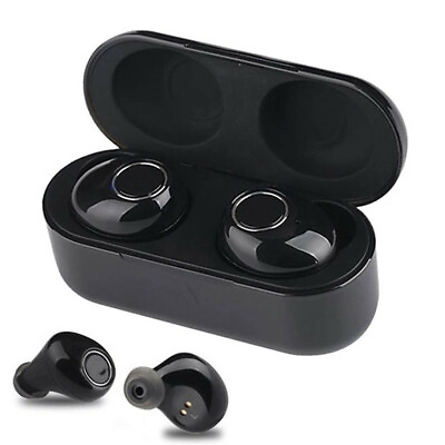 #ad In Ear Bluetooth Earphone Wireless Headset Mini Invisible Earbuds for Cell Phone