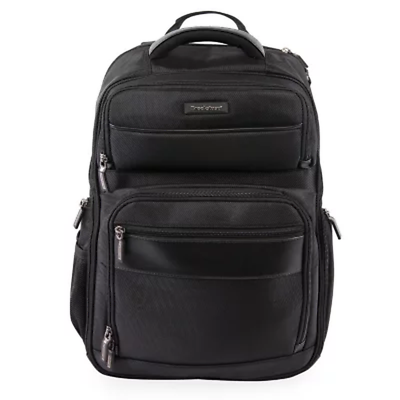 #ad quot;Bryce 18quot; Black Laptop Backpack