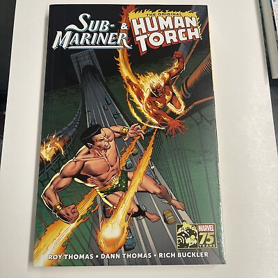 #ad Sub Mariner and Human Torch Marvel 75th Anniversary Trade Paperback Collection
