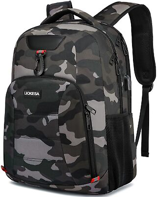 #ad Laptop Backpack School Backpack for Teen Boys 15.6 Inch Travel Backpack Lar...