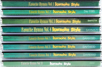 #ad Favorite Hymns Volumes 1 8 SET Karaoke Style NEW CDG Daywind 48 Songs
