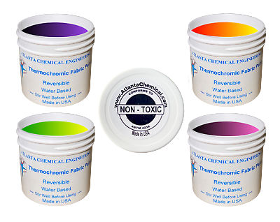 #ad Color Changing Heat Sensitive Thermochromic Fabric Paint Atlanta Chemical
