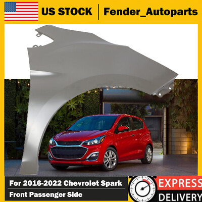 #ad Fender Front Passenger Side For 2016 2022 Chevrolet Spark Primed Steel GM1241391