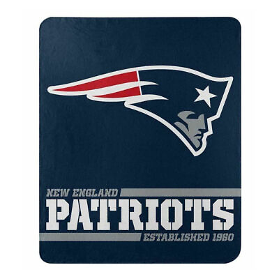 #ad The Northwest NFL New England Patriots Soft Fleece Throw Blanket 50quot; x 60quot;