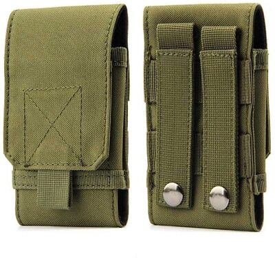 #ad Tactical Molle Cell Phone Case with Belt Clip Loop Holster Pouch Carry Cover