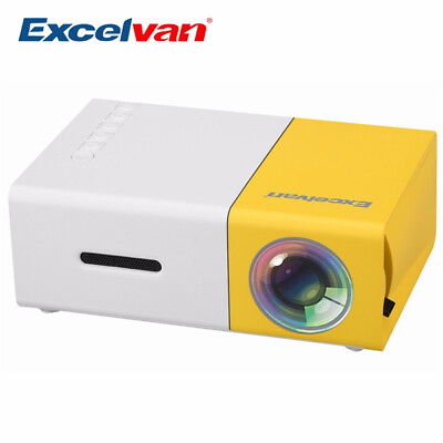 #ad Excelvan YG300 Mini Projector Multimedia LED TV HDMI USB Home Theater Cinema
