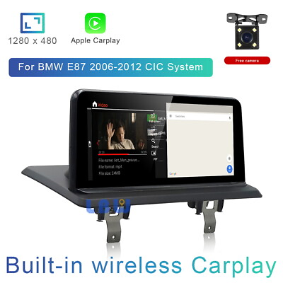#ad 8 Core Android Car GPS Head Screen Touch Nav BT Carplay For BMW E81 E82 E87 CIC