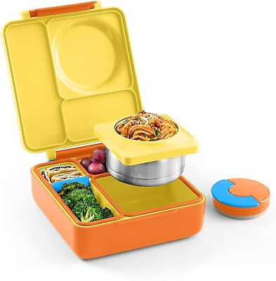 #ad Omie Kids Insulated Bento Lunch Box Leakproof Food Jar Storage Container