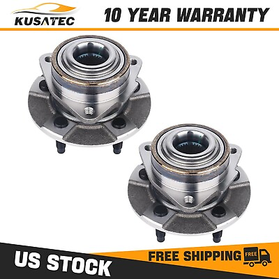 #ad Pair Front Wheel Hub Bearing Assembly For Chevy Equinox 2005 Saturn Vue 2002 07