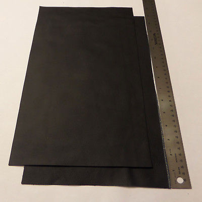 Upholstery Leather Scrap Crafts 9 x 15 inches Black 1 Piece $8.99