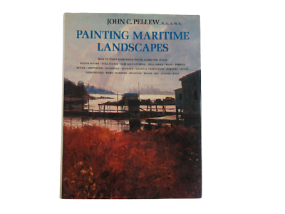 #ad Painting Maritime Landscapes John C Pellew 1973 Hardcover Watson Guptill