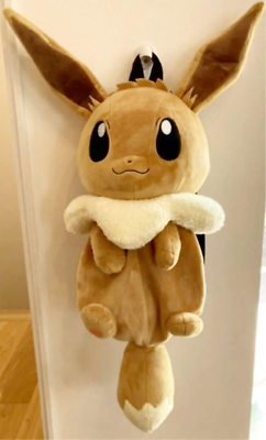#ad Eevee Pokemon Stuffed Plush Doll Bag Backpack Pocket Monster Fluffy Cute Gift