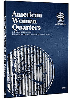 #ad American Women Quarters PDS Mints 2022 2025 Official Whitman Coin Folder