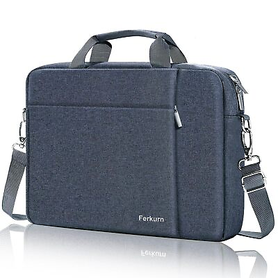 #ad 17 Inch Messenger Bags Laptop Briefcase Crossbody Shoulder Bag for Office Travel