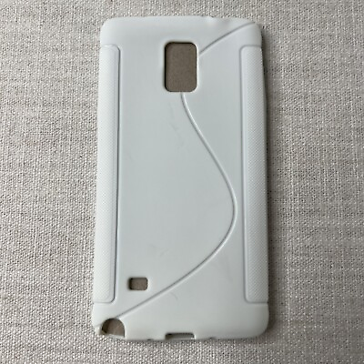 #ad Samsung Galaxy Note 4 N910 Silicone Case Color White Drop Resistance