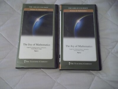 #ad THE GREAT COURSES 4 DVD set The Joy Of Mathematics Good Condition