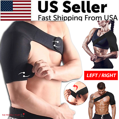 Shoulder Brace Support Compression Sleeve Torn Rotator Cuff Joint Pain Relief