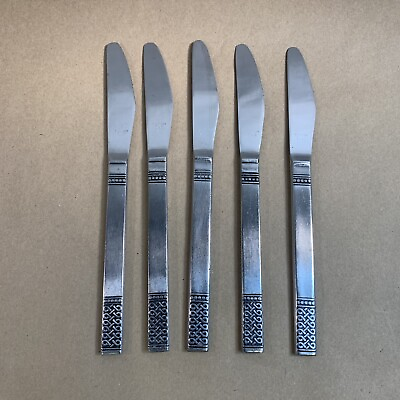 #ad DANIKA Celtic Knot Stainless Steel Set of 5 Dinner Knives MSI Japan