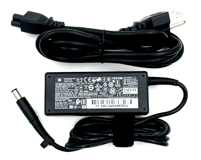 #ad Genuine OEM Big Barrel HP Laptop Charger AC Power Adapter 65W 19.5V 3.33A 902990