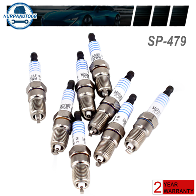 #ad 8pcs Motorcraft Platinum Spark Plugs for Ford SP 479 AGSF22WM 5.4L 6.8L SP479
