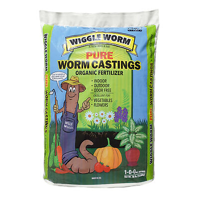 #ad Wiggle Worm Worm Castings Organic Fertilizer Soil Builder 30 lbs