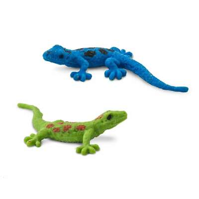 #ad Safari Ltd. Good Luck Minis Collection Day Geckos in 2 Colors 192 Pieces Non